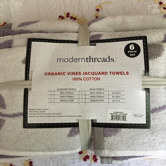 Modern Threads Other - NWT Modern Threads 6 Pc. Towel Set